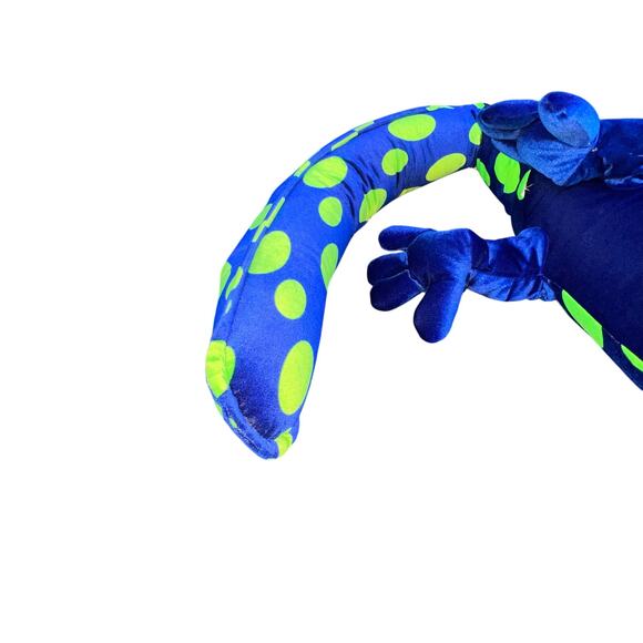 Plush Lizard Oversized 60 inches long glow in the dark Blue Green - Picture 6 of 9
